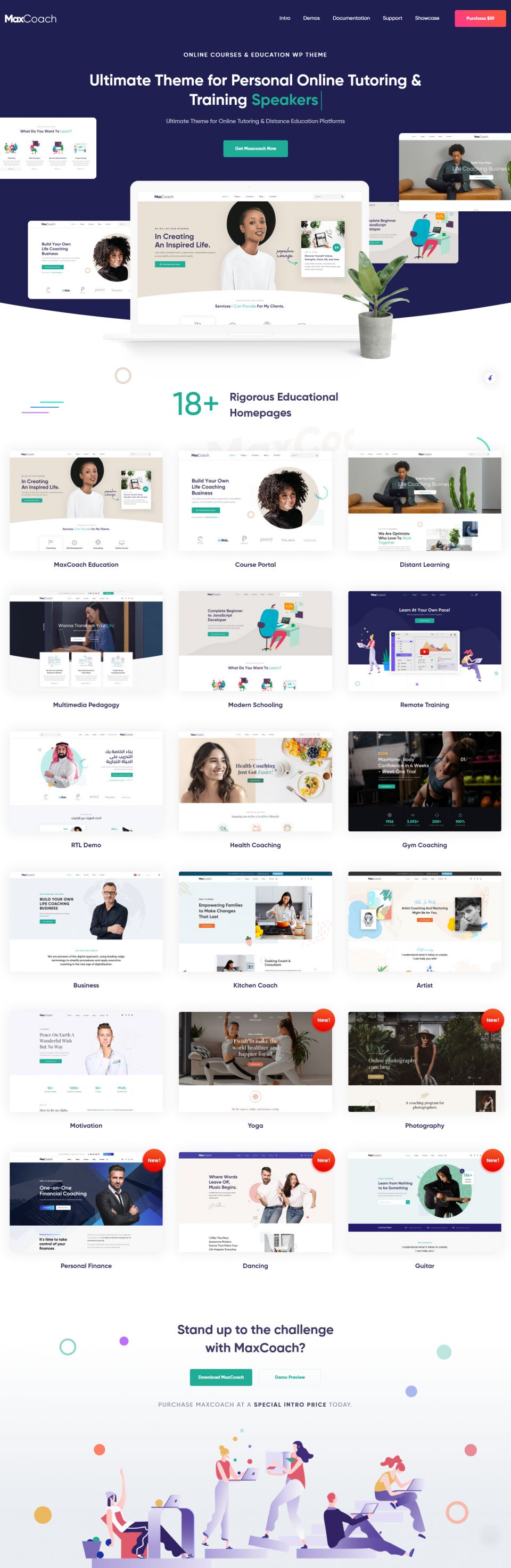 ThemeForest MaxCoach v3.3.4 [26051639] - WordPress coaching template ...