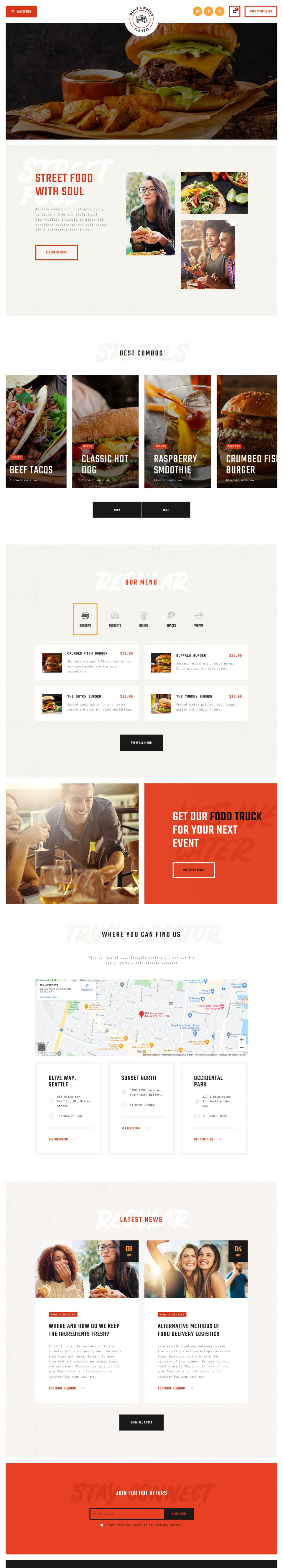 Template ThemeForest Meals & Wheels WordPress template ThemeForest Meals & Wheels