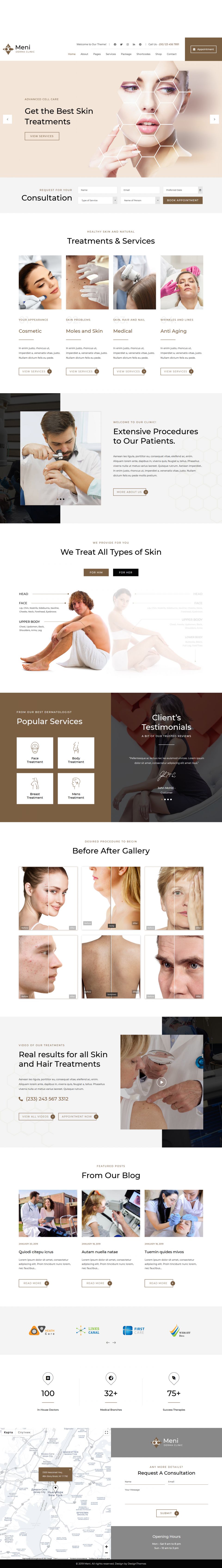 WordPress template ThemeForest Meni