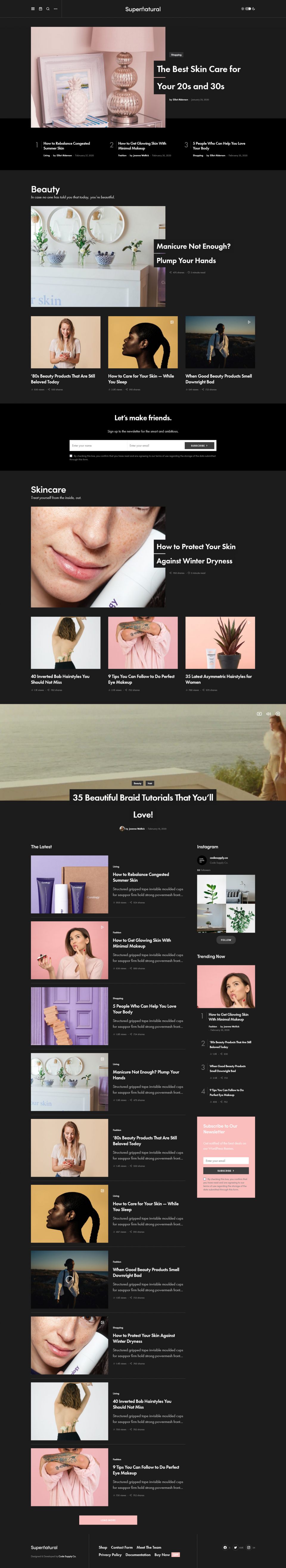 WordPress template ThemeForest Newsblock