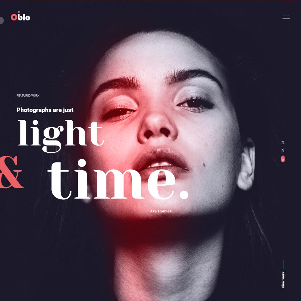 WordPress template ThemeForest Oblo