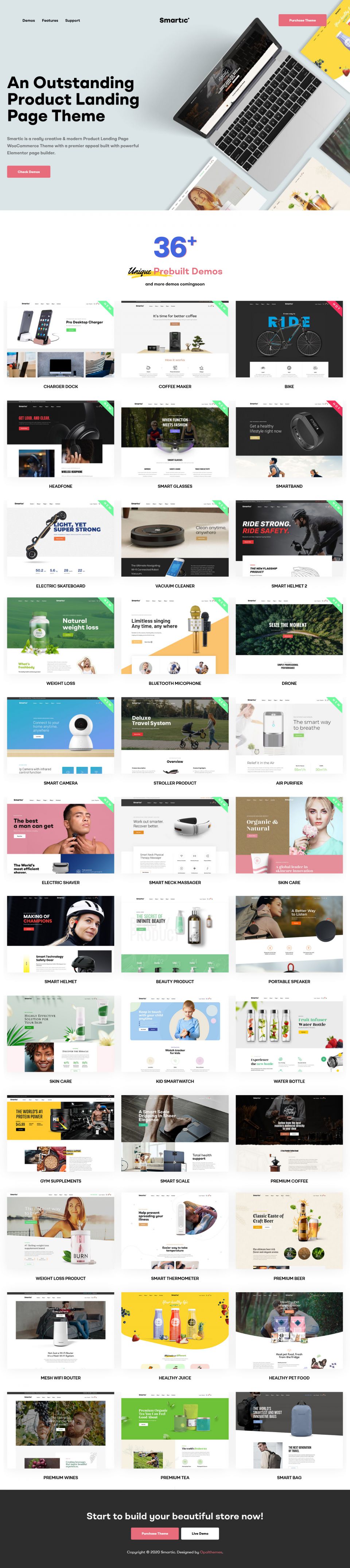 WordPress template ThemeForest Smartic