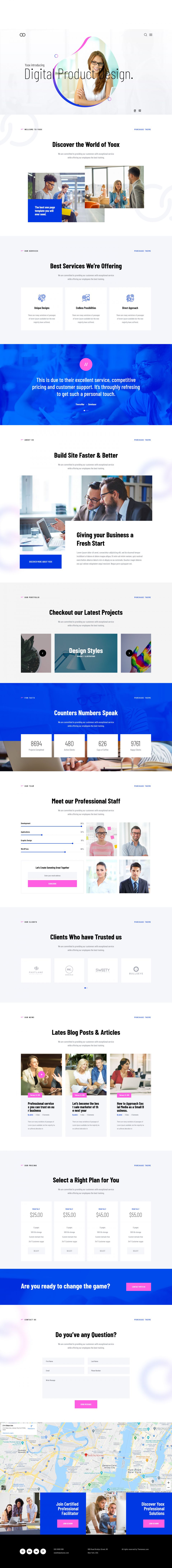 WordPress template ThemeForest Yoox