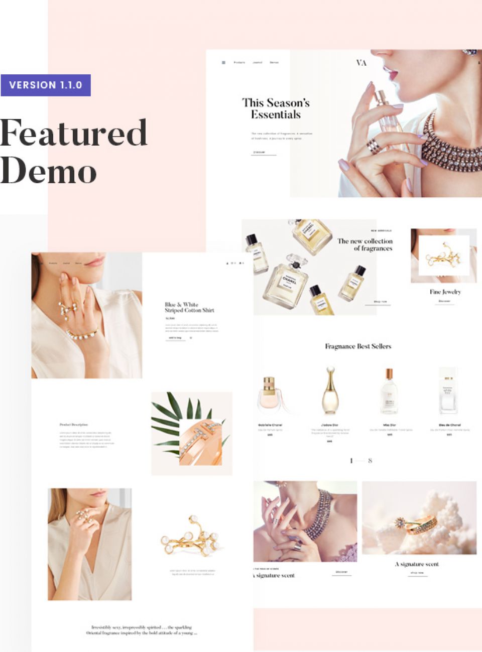 WordPress template ThemeForest 5th Avenue