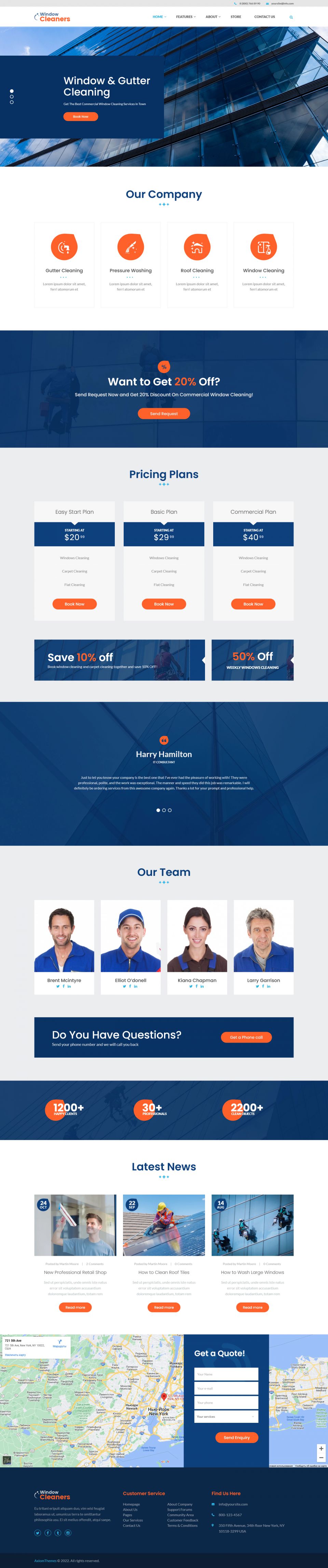 Template ThemeForest AC Services WordPress template ThemeForest AC Services