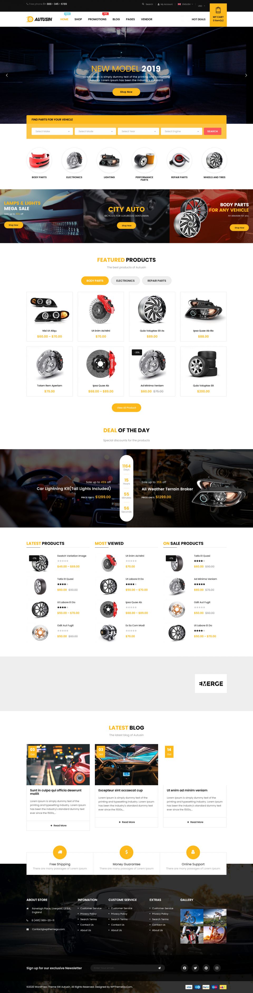 Template ThemeForest Autusin WordPress template ThemeForest Autusin