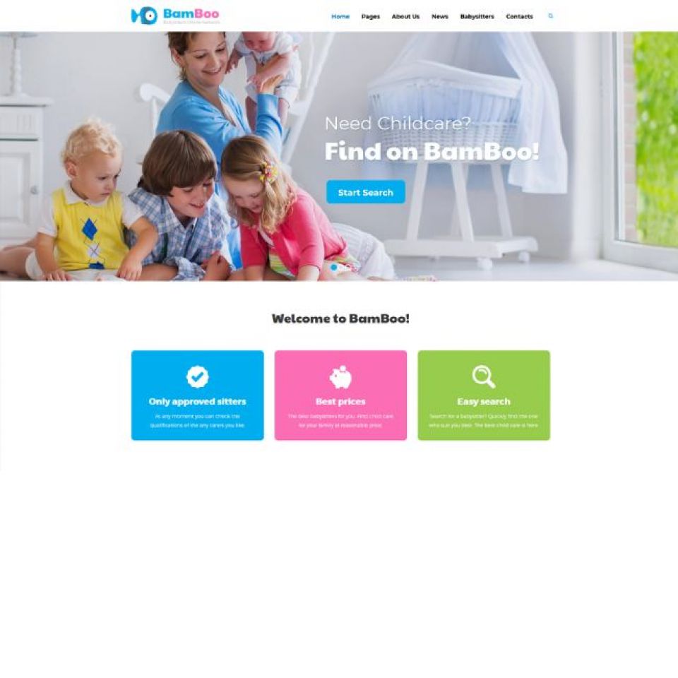 Template ThemeForest BamBoo WordPress template ThemeForest BamBoo