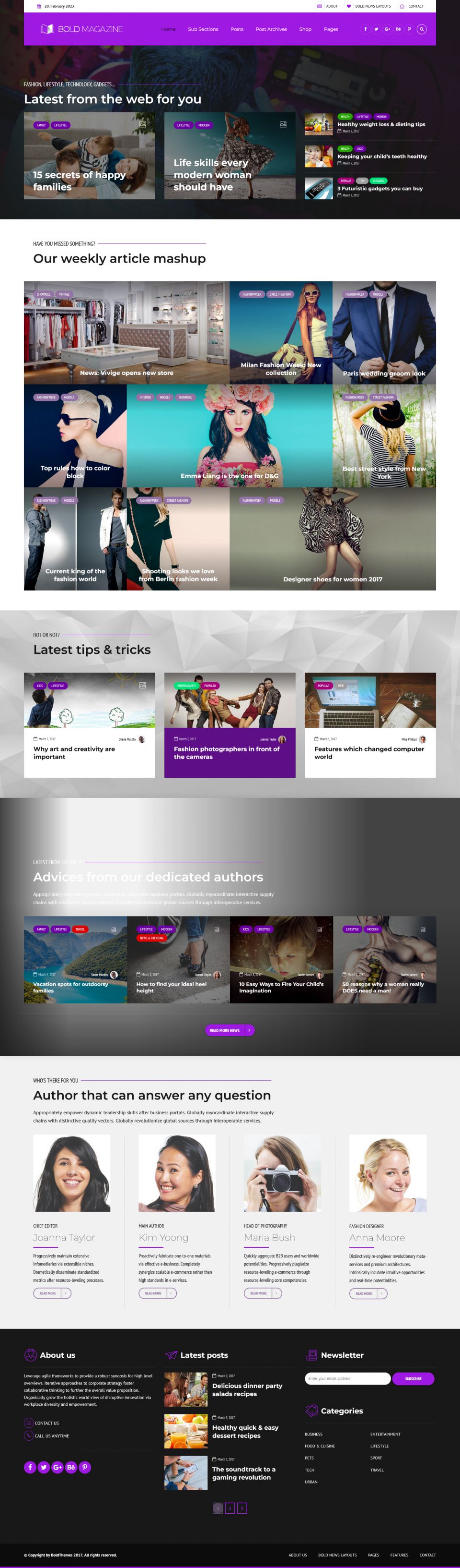 Template ThemeForest Bold News WordPress template ThemeForest Bold News