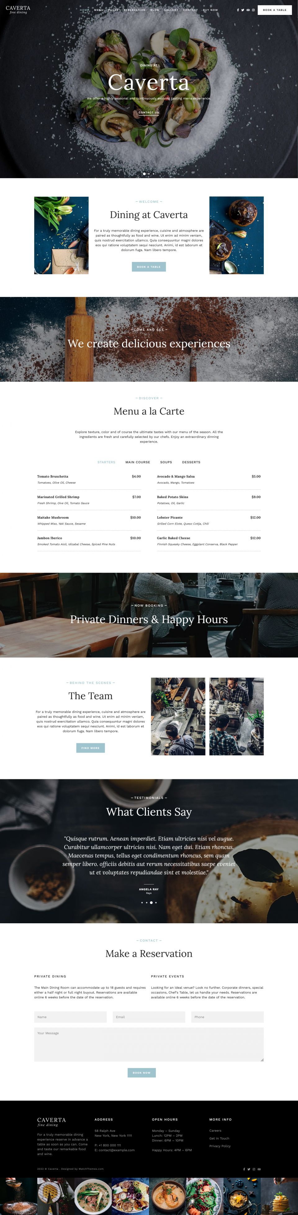 Template ThemeForest Caverta WordPress template ThemeForest Caverta
