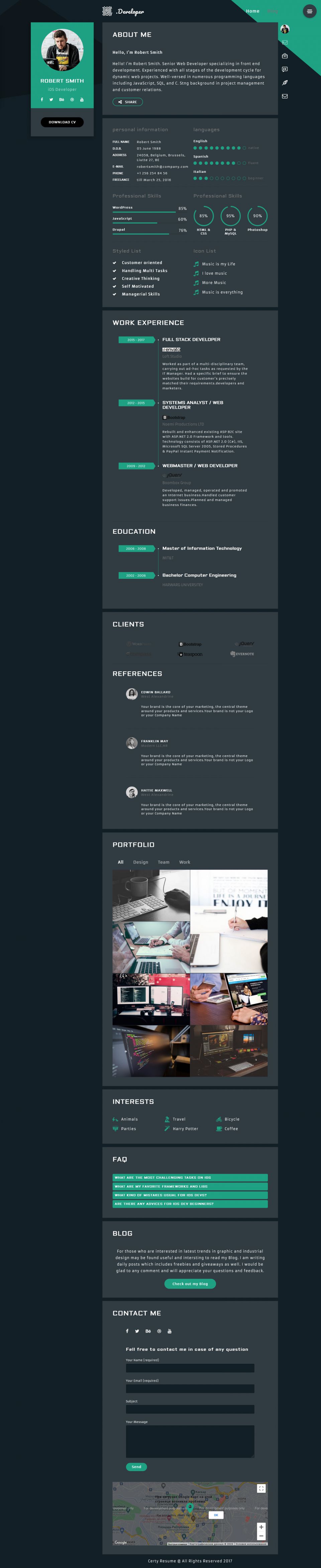 Template ThemeForest Certy WordPress template ThemeForest Certy