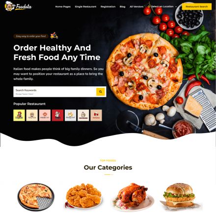 ThemeForest Foodota