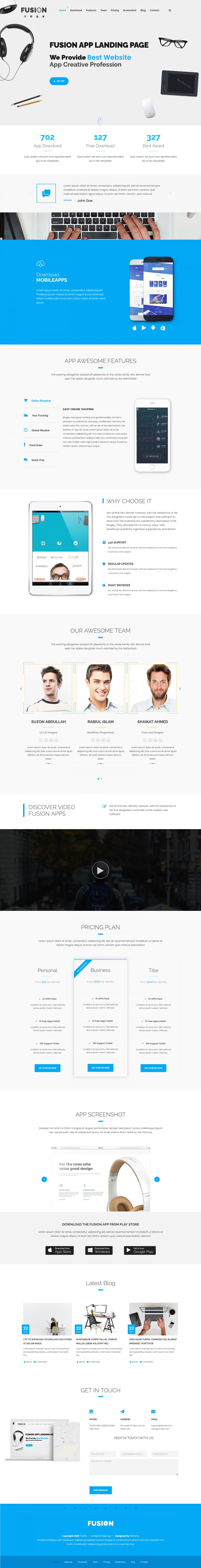 Template ThemeForest Fusion WordPress template ThemeForest Fusion