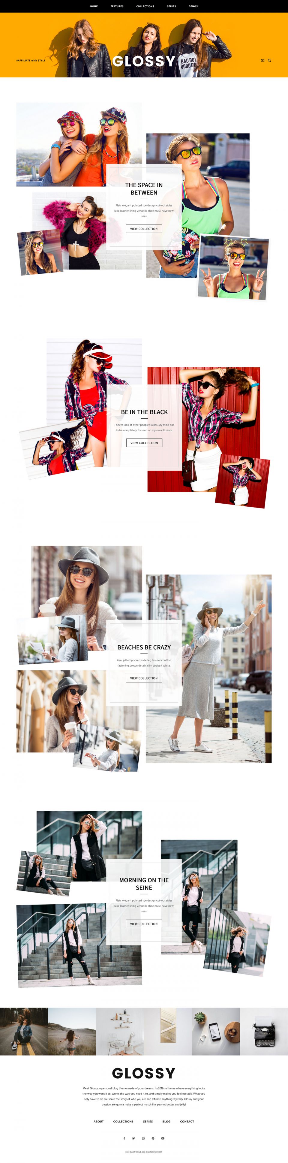 Template ThemeForest Glossy WordPress template ThemeForest Glossy