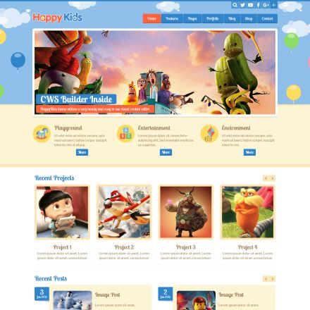 ThemeForest Happy Kids