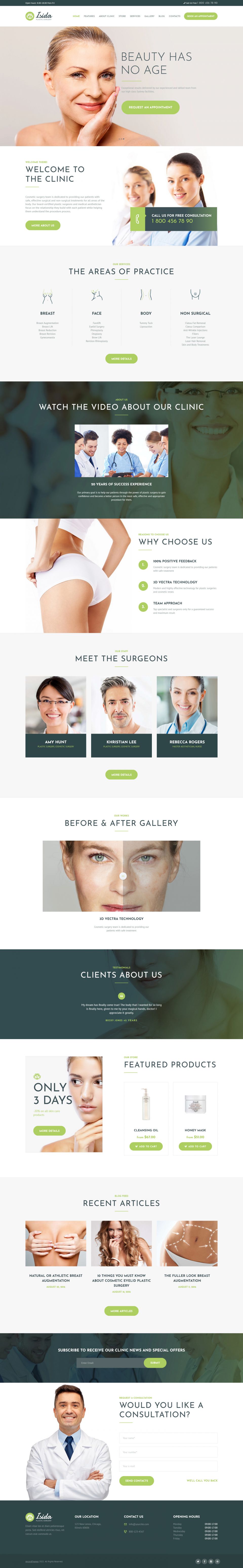 WordPress template ThemeForest Isida