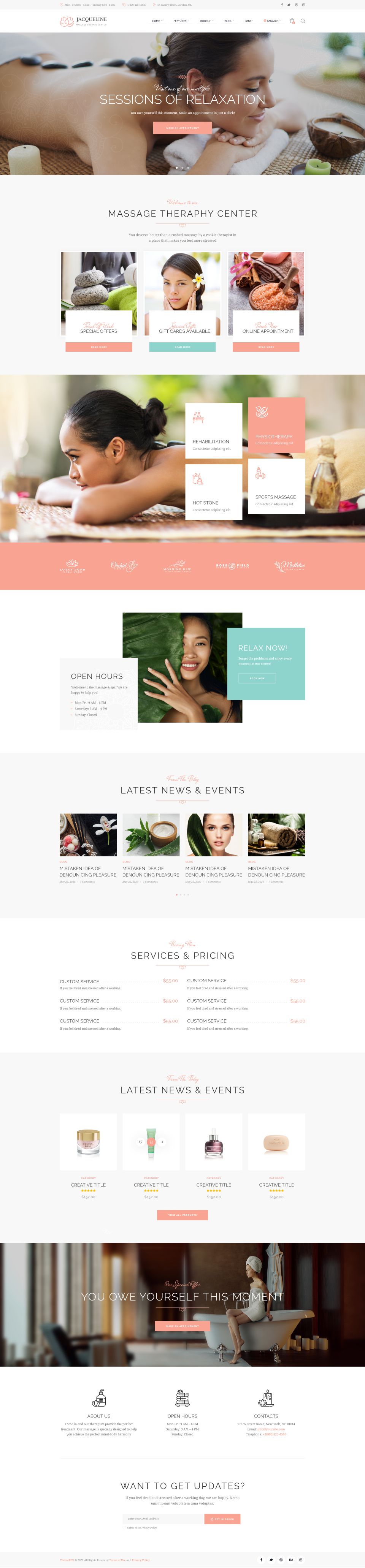 Template ThemeForest Jacqueline WordPress template ThemeForest Jacqueline