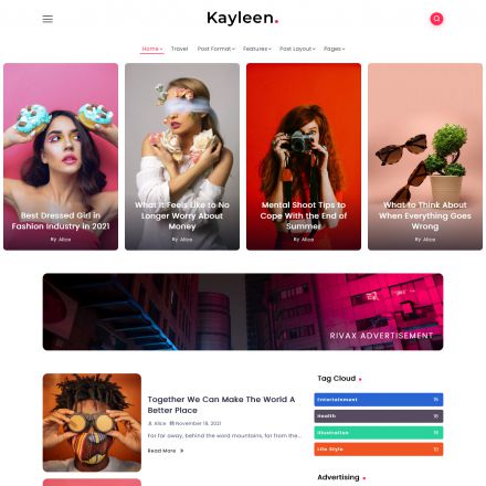 ThemeForest Kayleen