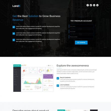 ThemeForest LandX