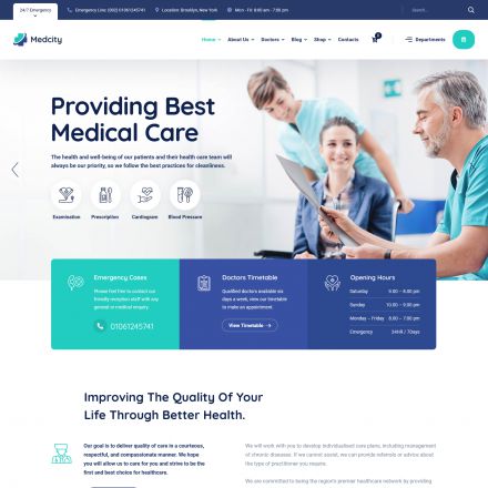 ThemeForest Medcity