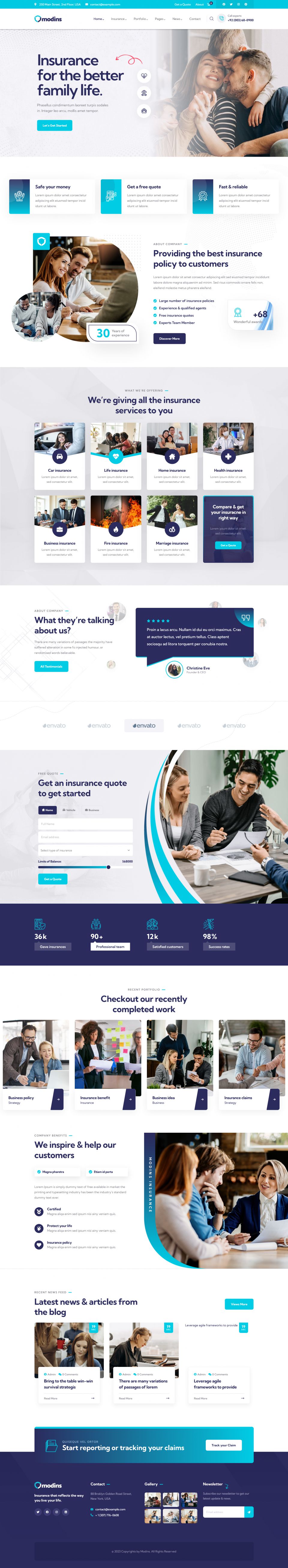 Template ThemeForest Modins WordPress template ThemeForest Modins