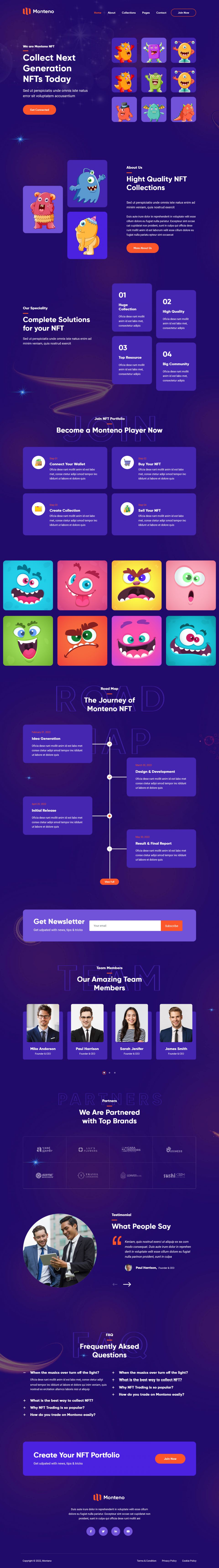 WordPress template ThemeForest Monteno