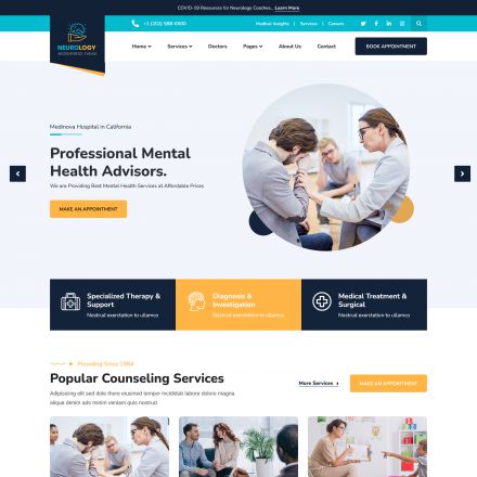 ThemeForest Neurology