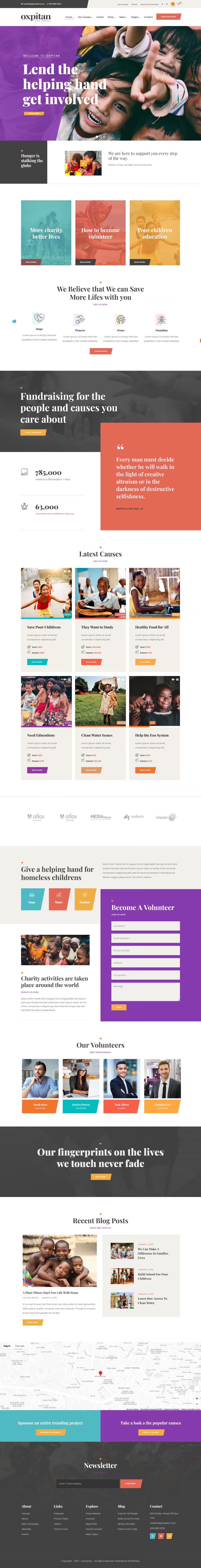 WordPress template ThemeForest Oxpitan- WordPress Theme