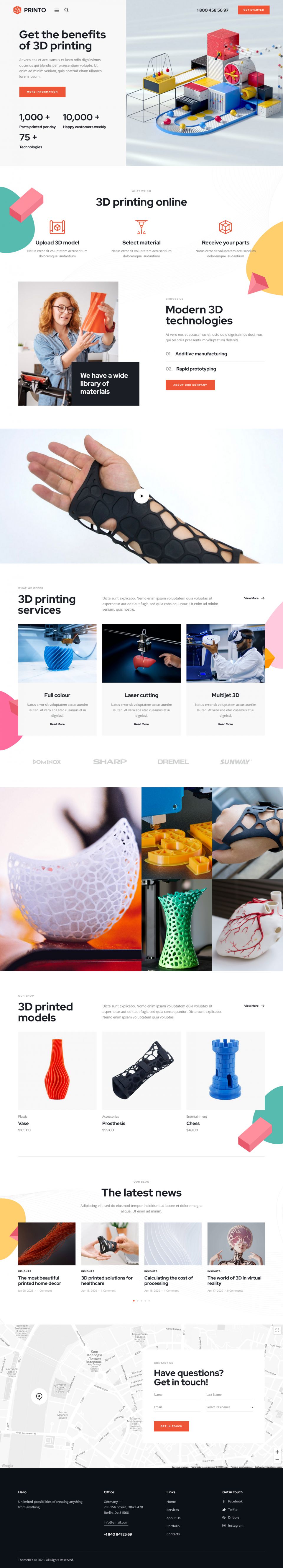ThemeForest Printo v1.15.0 [44088478] - printing studio template with ...