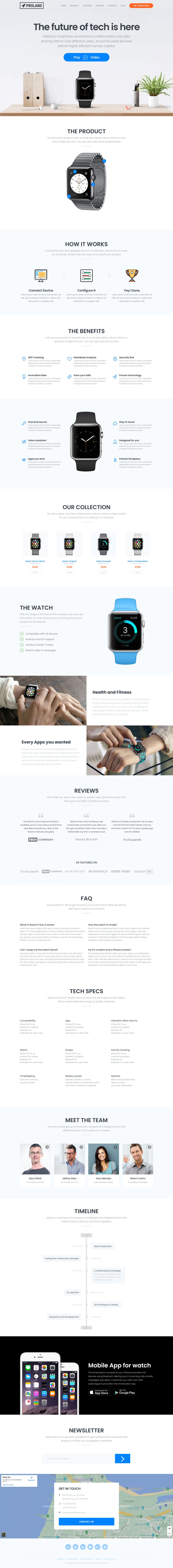 Template ThemeForest Proland WordPress template ThemeForest Proland