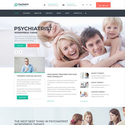 ThemeForest Psychiatrist