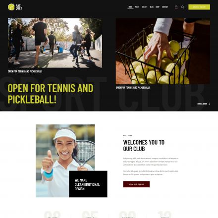 ThemeForest Racquet