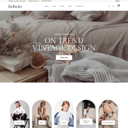 ThemeForest Robeto