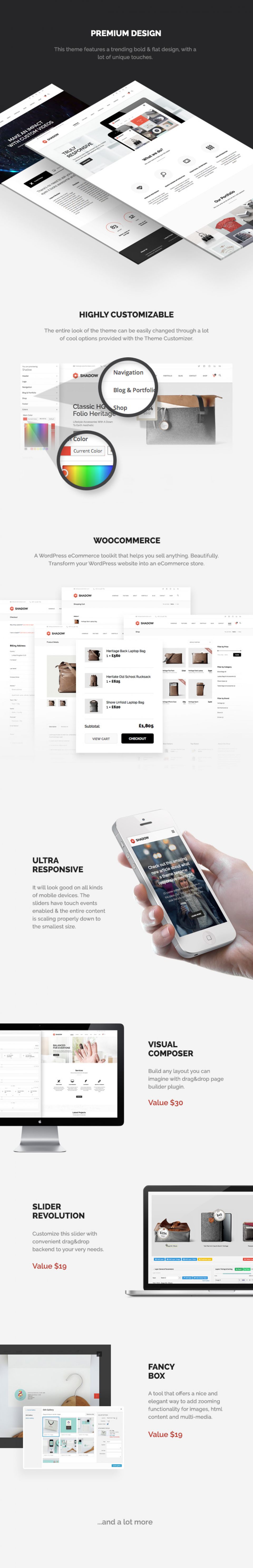 Template ThemeForest Shadow WordPress template ThemeForest Shadow