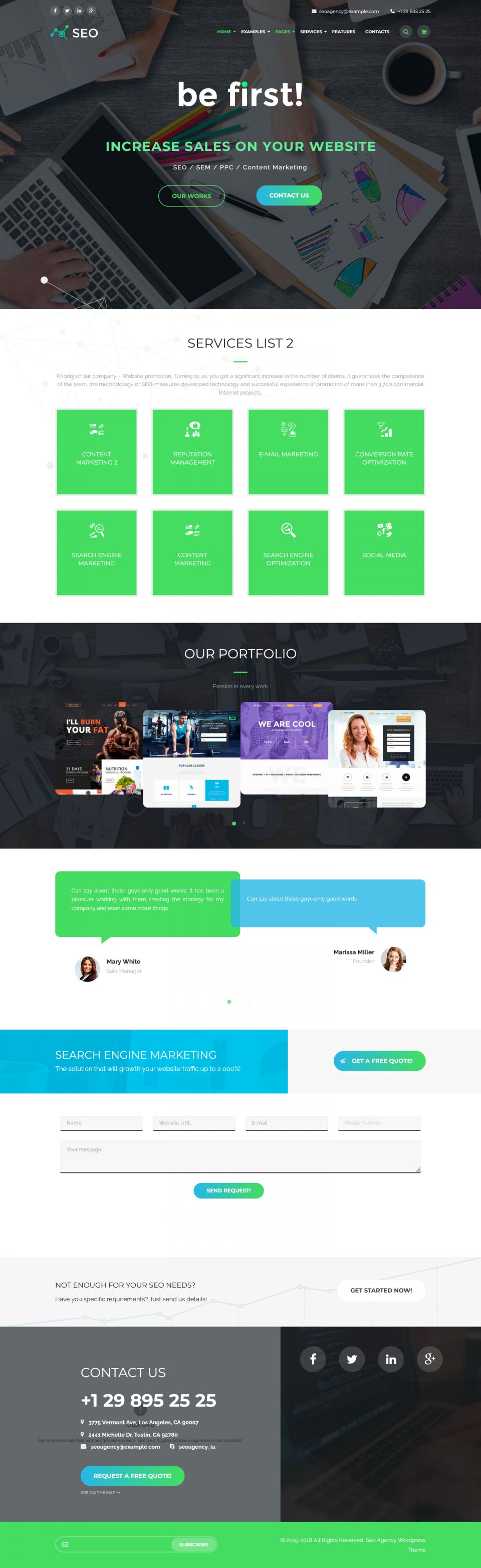 Template ThemeForest The SEO WordPress template ThemeForest The SEO