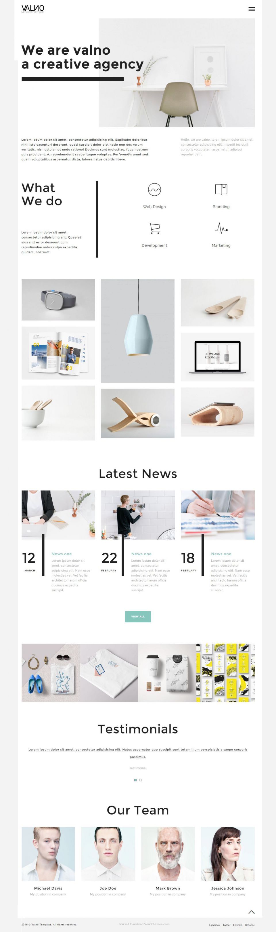 Template ThemeForest Valno WordPress template ThemeForest Valno