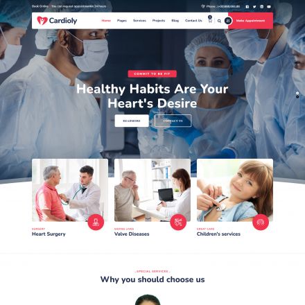 ThemeForest Cardioly