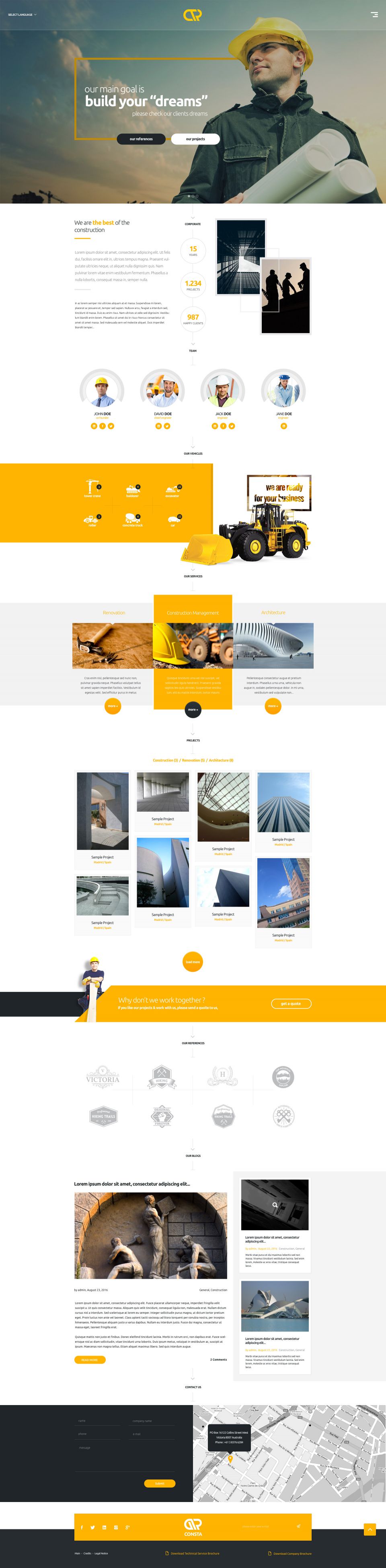 Template ThemeForest Consta WordPress template ThemeForest Consta