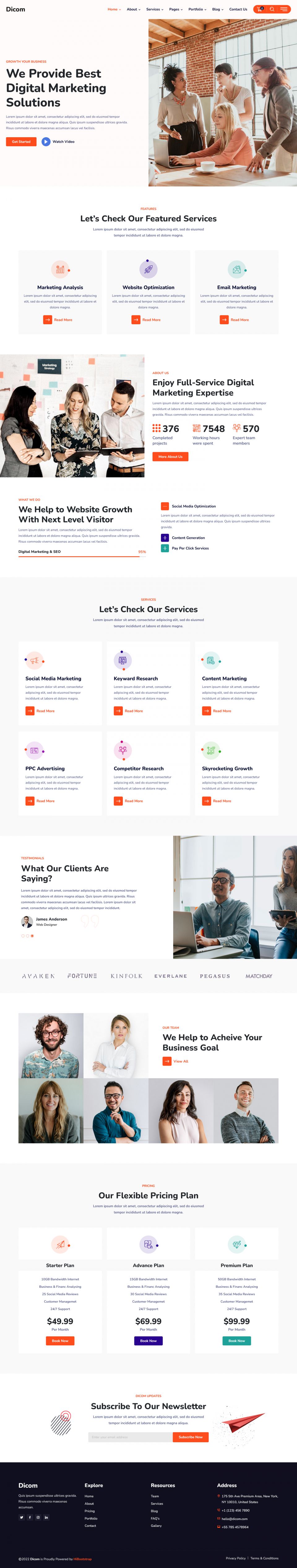 Template ThemeForest Dicom WordPress template ThemeForest Dicom