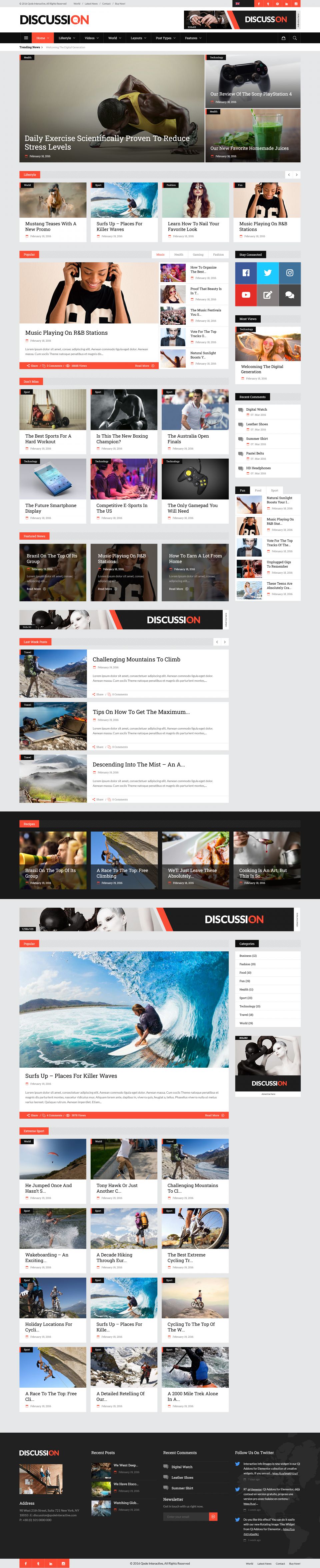 Template ThemeForest Discussion WordPress template ThemeForest Discussion