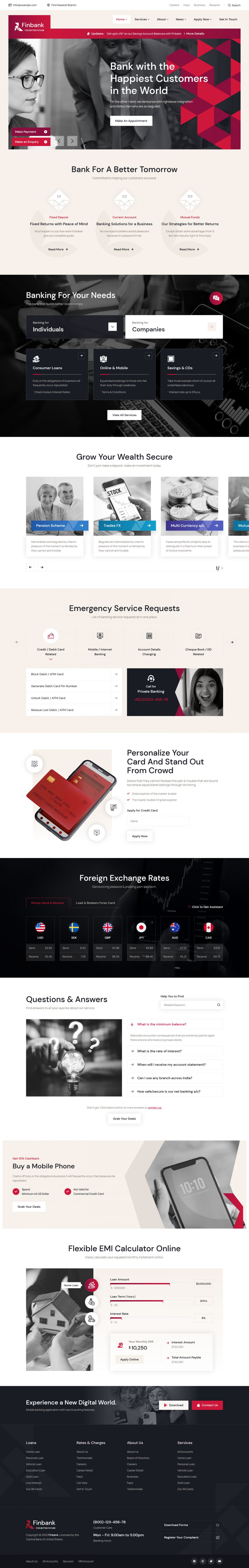 Template ThemeForest Finbank WordPress template ThemeForest Finbank