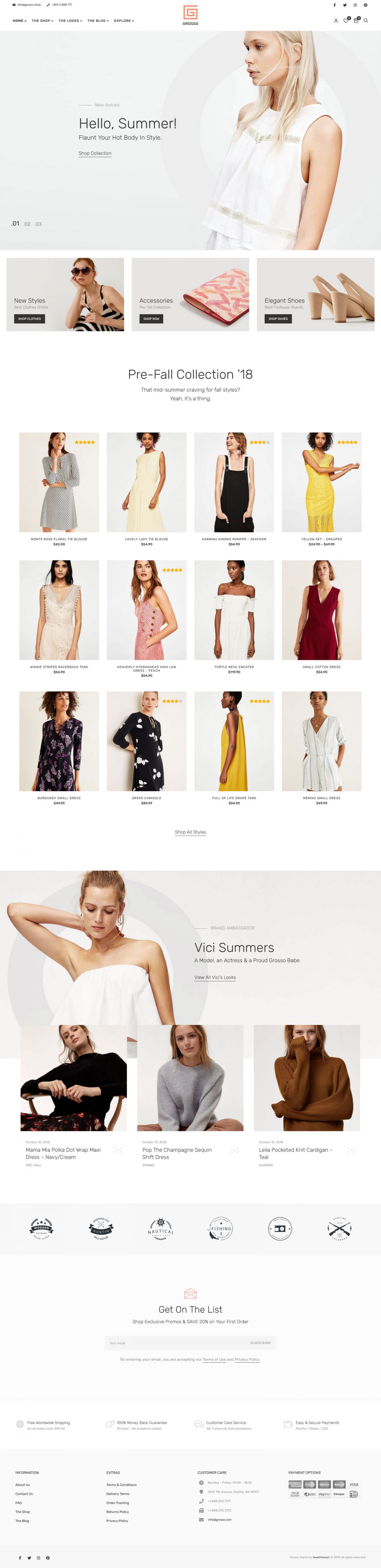 Template ThemeForest Grosso WordPress template ThemeForest Grosso