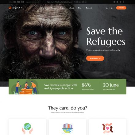 ThemeForest Humani