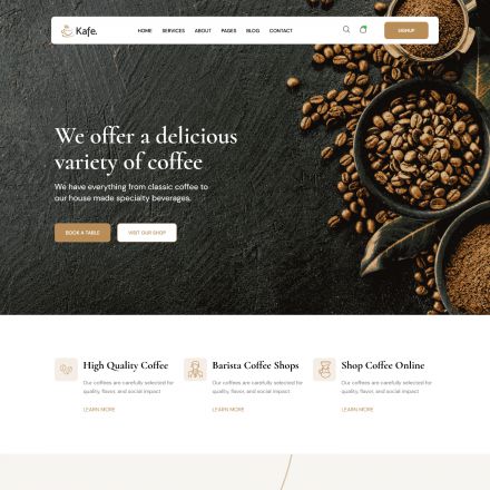 ThemeForest Kafe