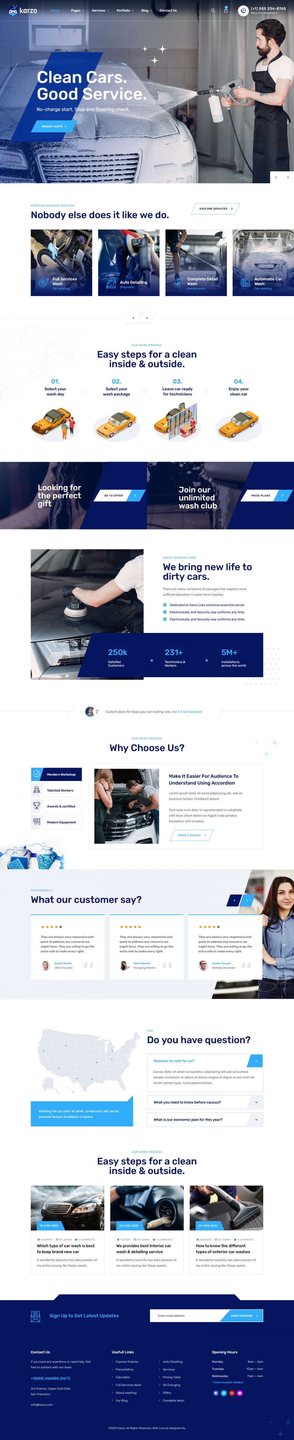 WordPress template ThemeForest Karzo