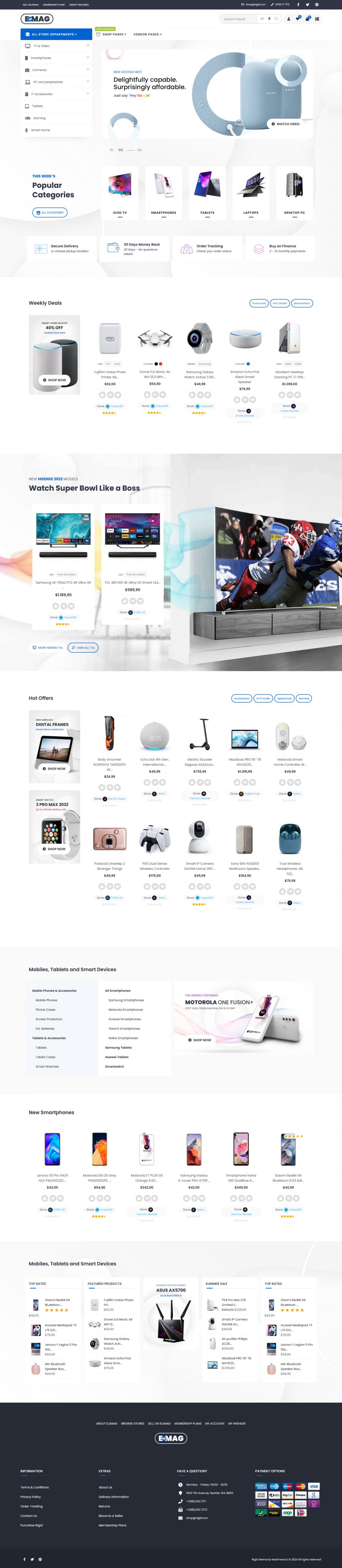 WordPress template ThemeForest Rigid