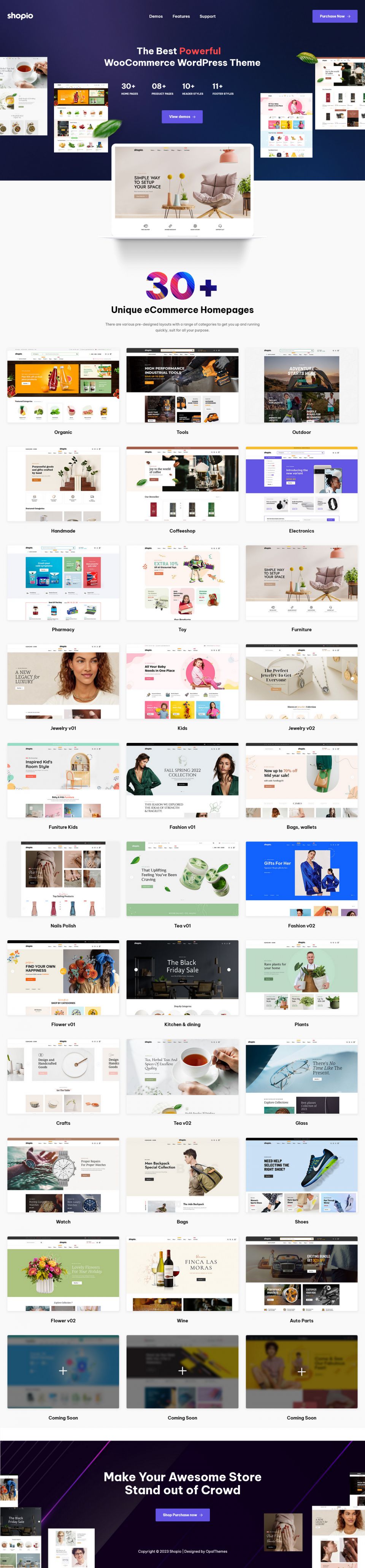 WordPress template ThemeForest Shopio