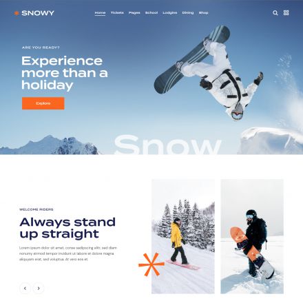 ThemeForest Snowy