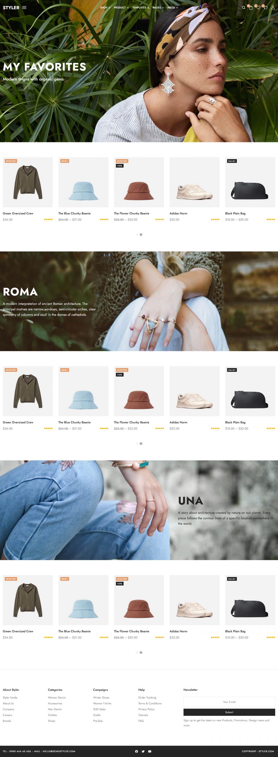 WordPress template ThemeForest Styler