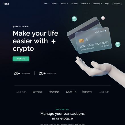 ThemeForest Toka