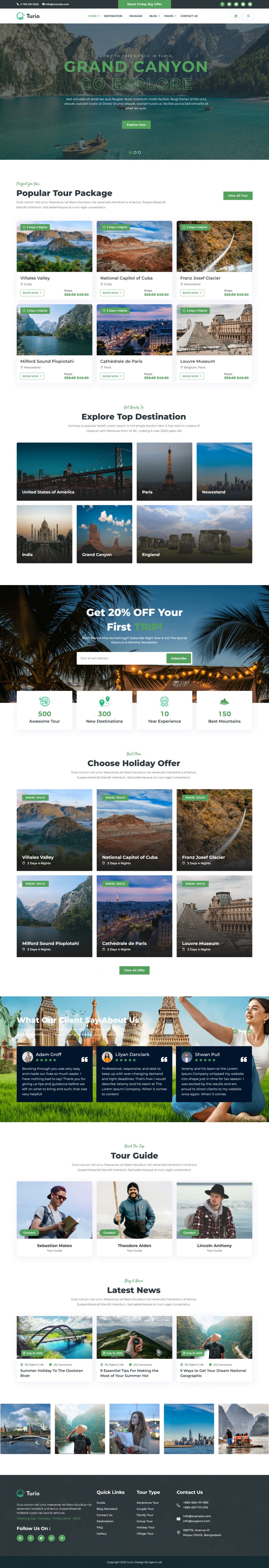 WordPress template ThemeForest Turio